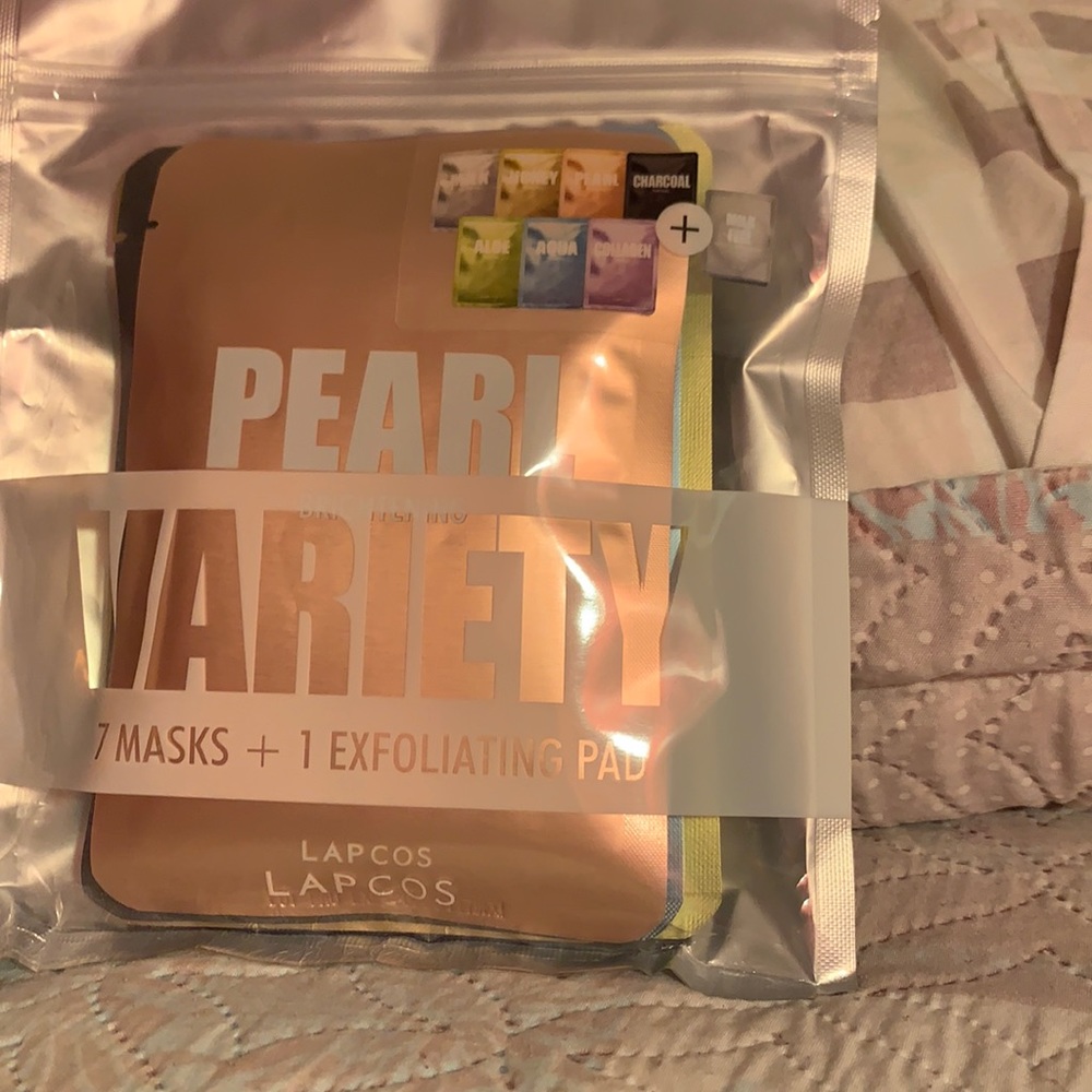 Lapcos Pearl Variety 7mash + 1exfoliating Pad